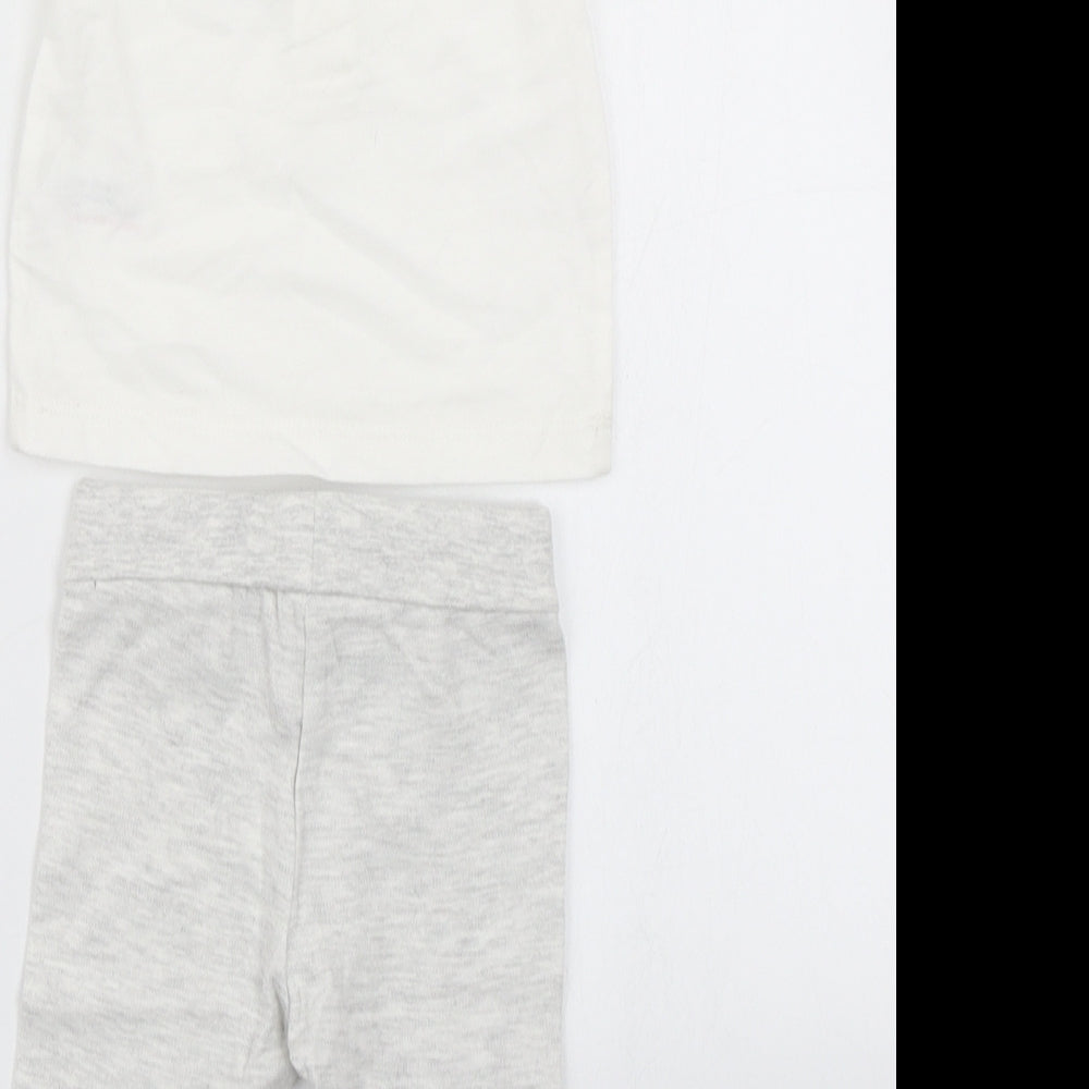 River Island Girls Grey   Trousers Set Outfit/Set Size 0-3 Months