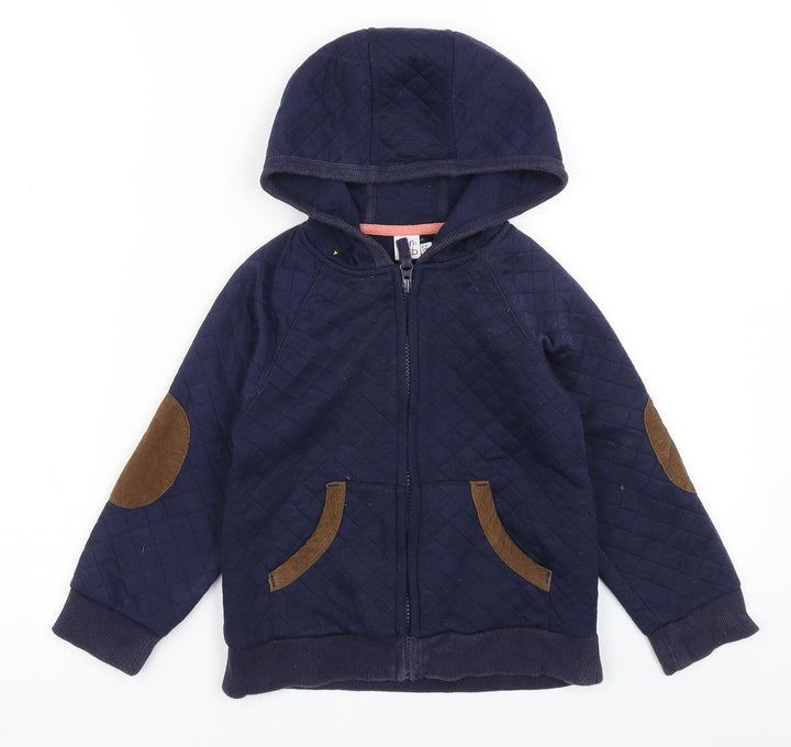 Mini Club Boys Blue Argyle/Diamond  Jacket  Size 5-6 Years