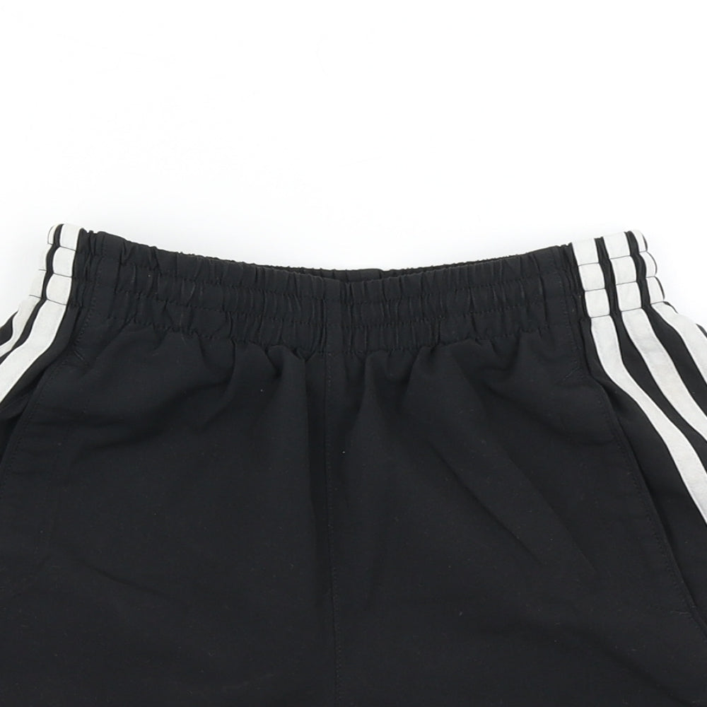 adidas Boys Black   Sweat Shorts Size 7-8 Years