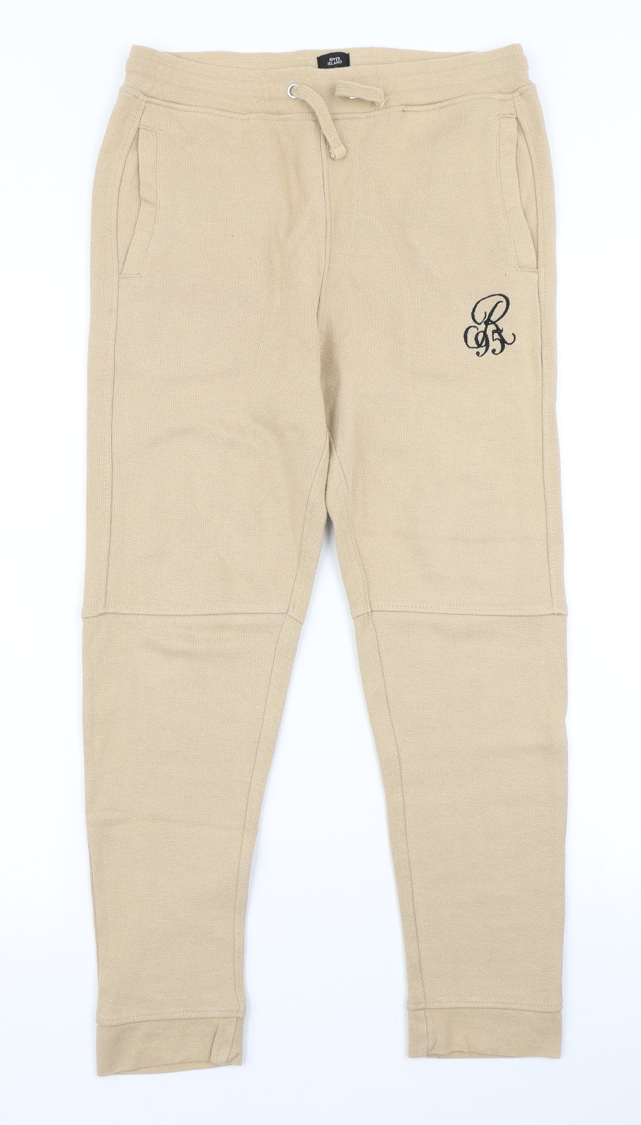River Island Boys Brown   Jogger Trousers Size 11-12 Years