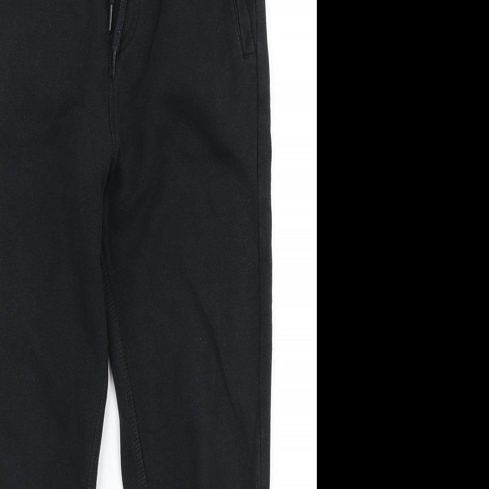 Bluezoo Boys Black   Jogger Trousers Size 9 Years