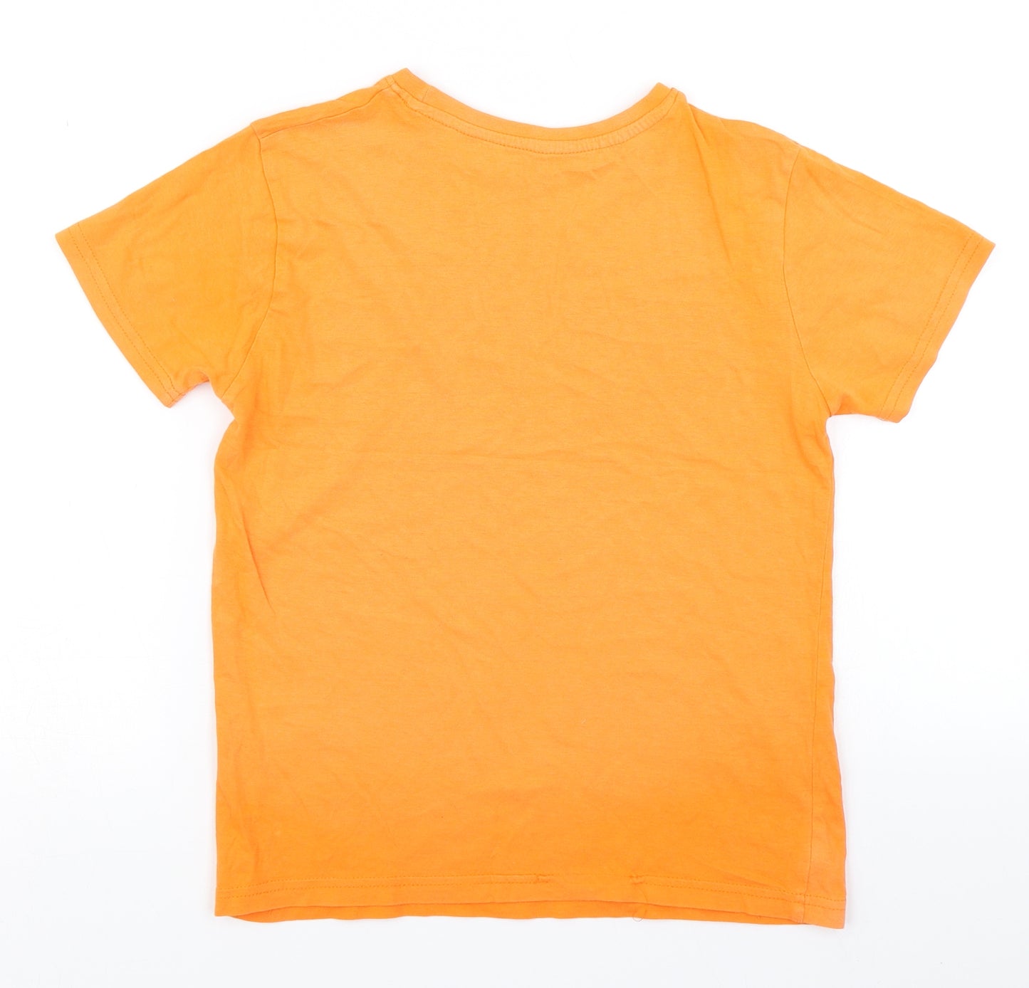 Primark Boys Orange   Basic T-Shirt Size 9-10 Years