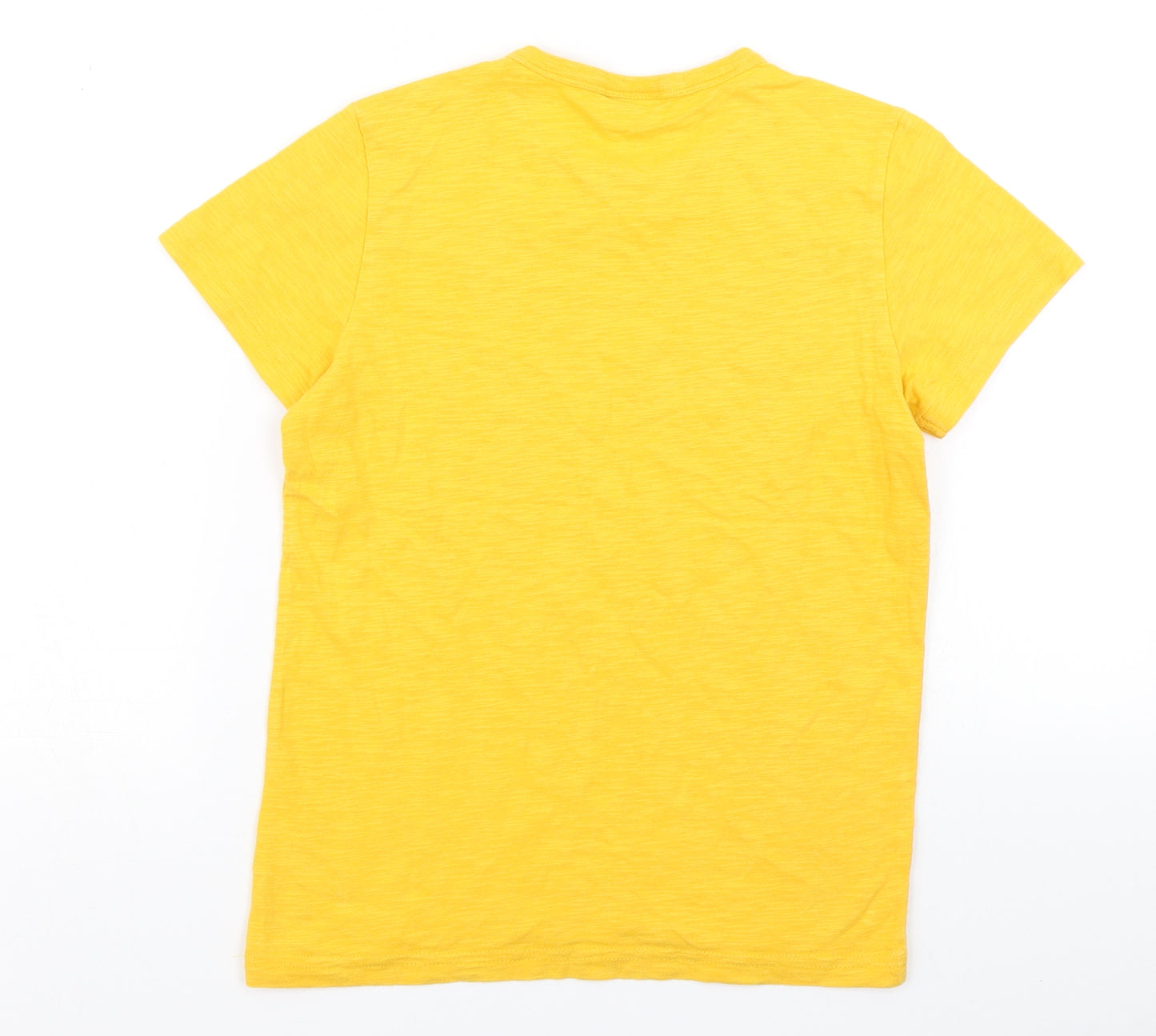 NEXT Boys Yellow   Basic T-Shirt Size 9 Years