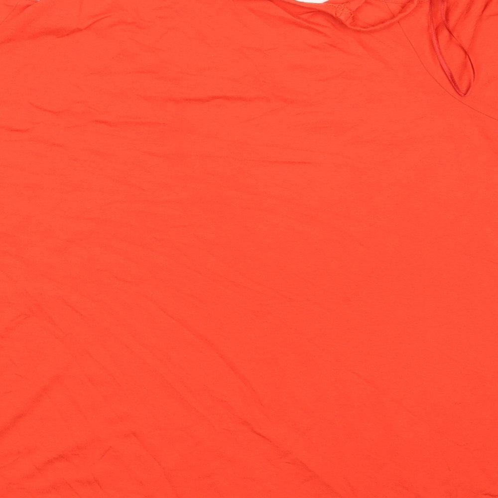 George Womens Orange   Basic T-Shirt Size 20