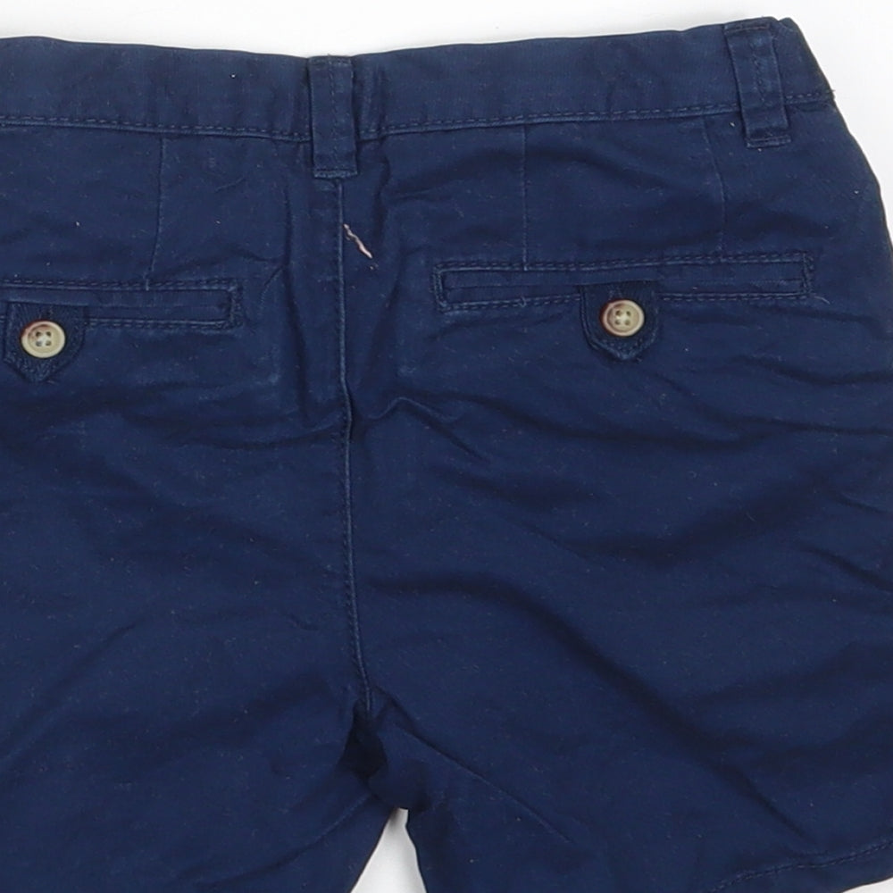 Zara Boys Blue   Chino Shorts Size 2-3 Years - Waist 20in