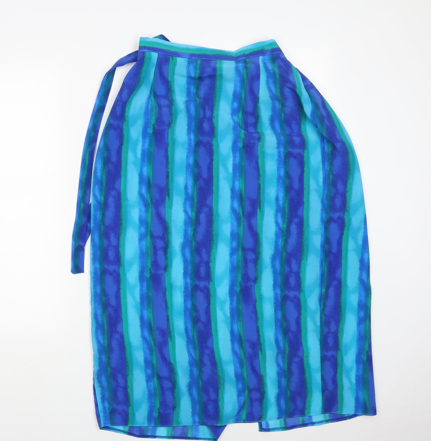 Preworn Womens Multicoloured Striped  Straight & Pencil Skirt Size 14