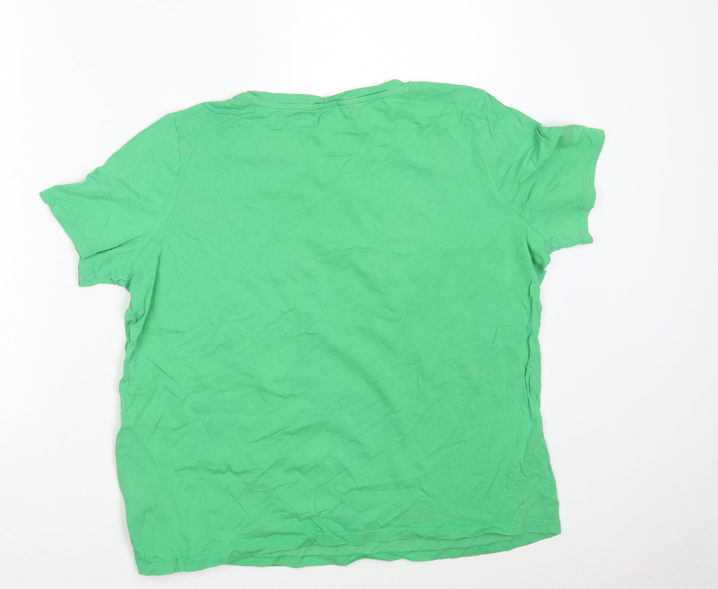 TU Womens Green   Basic T-Shirt Size 18  - LA