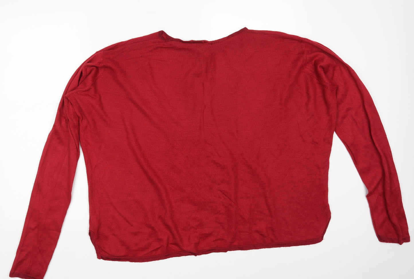 Essentials Womens Red   Pullover Sweatshirt Size 22