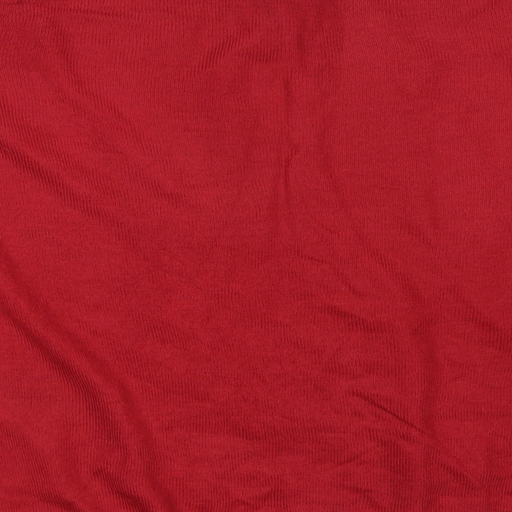 Essentials Womens Red   Pullover Sweatshirt Size 22