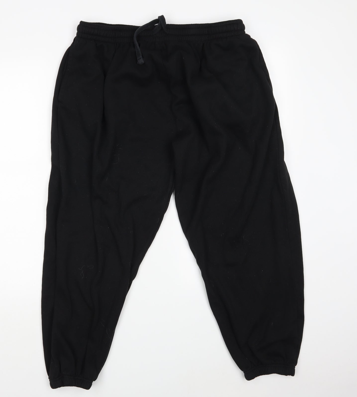 George Mens Black   Jogger Trousers Size 2XL L25 in