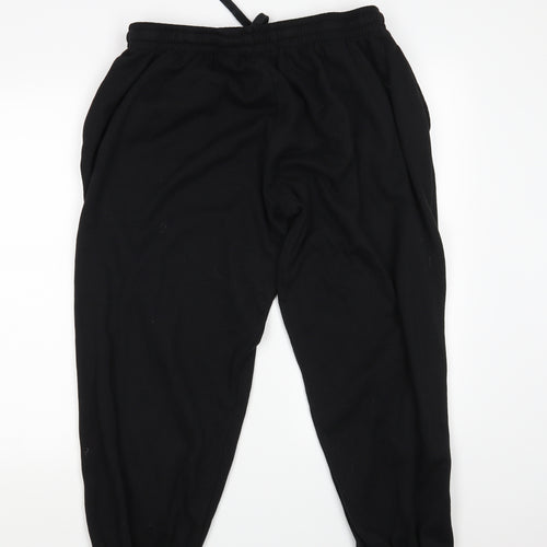 George Mens Black   Jogger Trousers Size 2XL L25 in