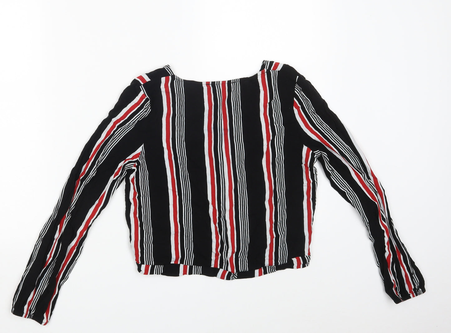Primark Girls Multicoloured Striped  Basic T-Shirt Size 13-14 Years