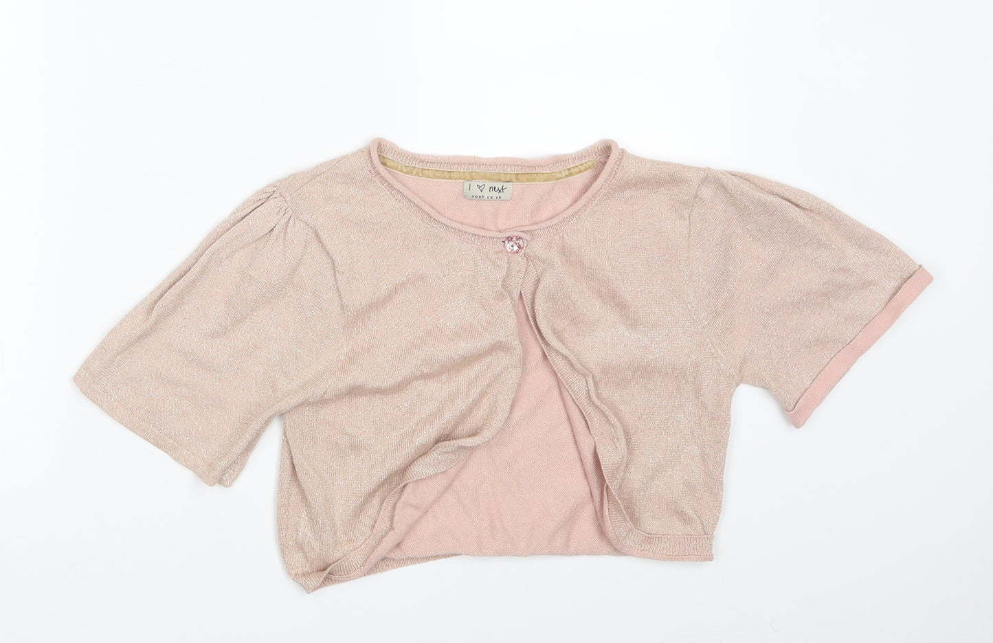 NEXT Girls Pink   Shrug Jumper Size 14 Years