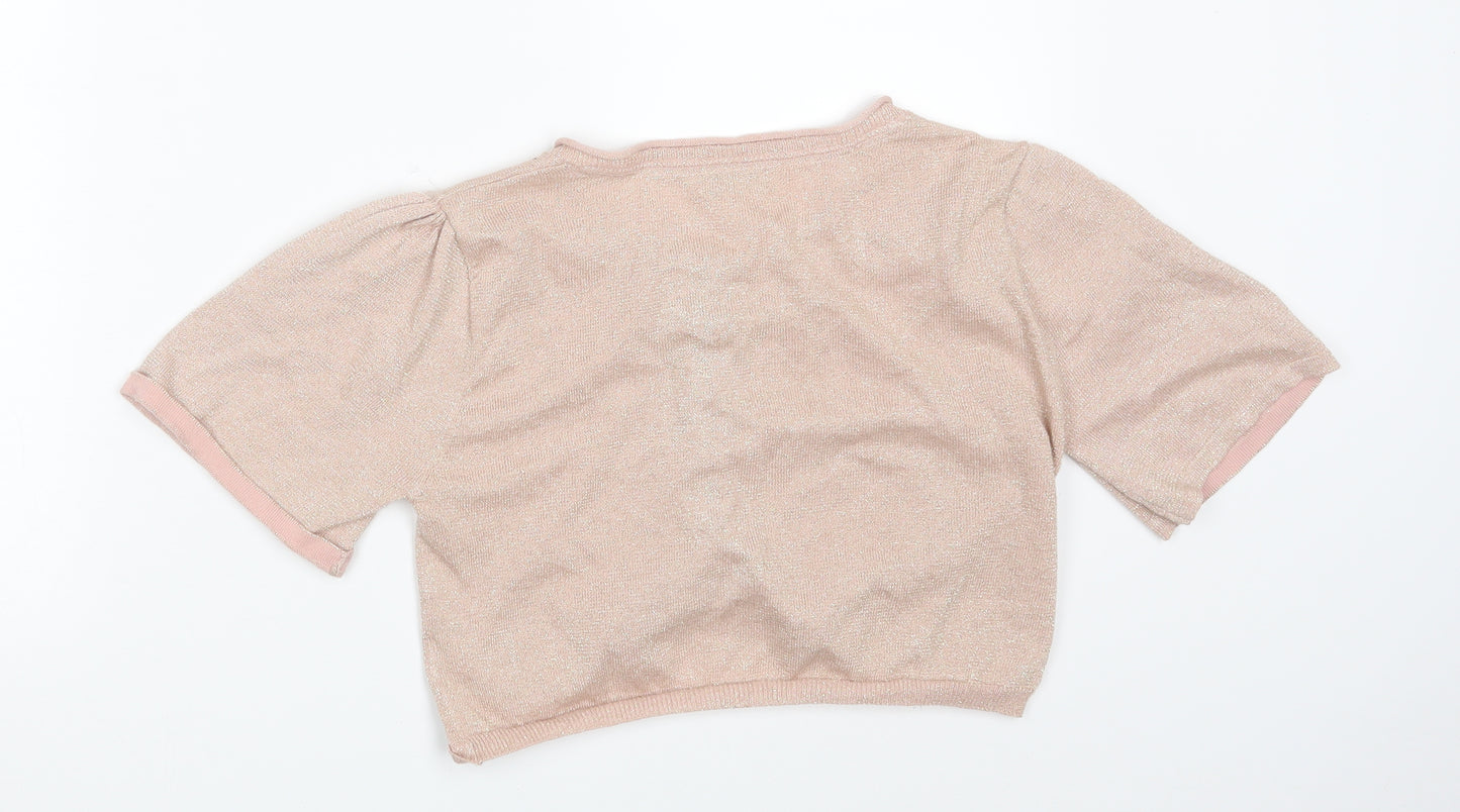 NEXT Girls Pink   Shrug Jumper Size 14 Years