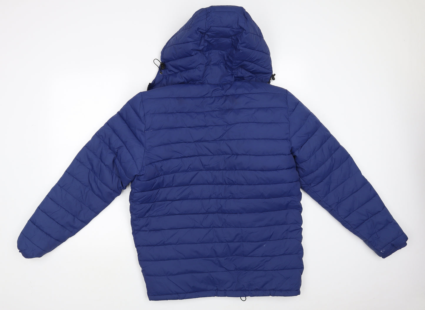 Cedar Wood State Mens Blue   Puffer Jacket Jacket Size M