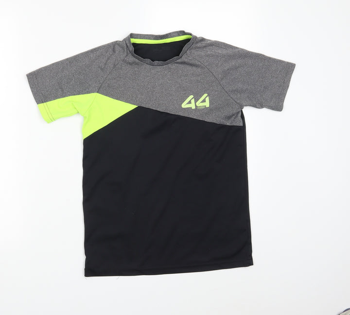 St Bernard Boys Black   Basic T-Shirt One Size