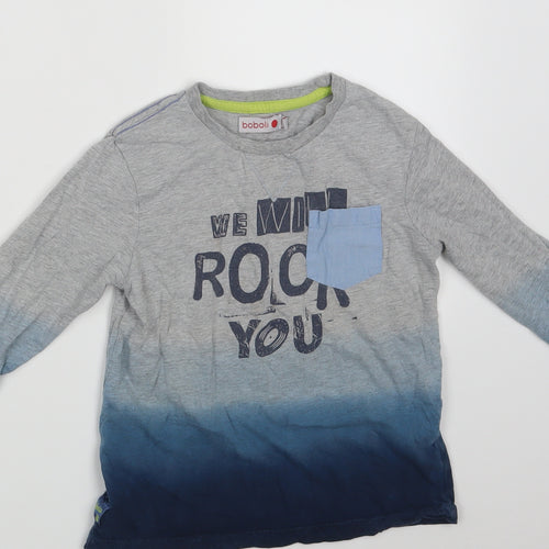 Boboli Boys Multicoloured Colourblock  Basic T-Shirt Size 6 Years