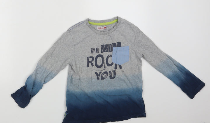 Boboli Boys Multicoloured Colourblock Basic T-Shirt Size 6 Years