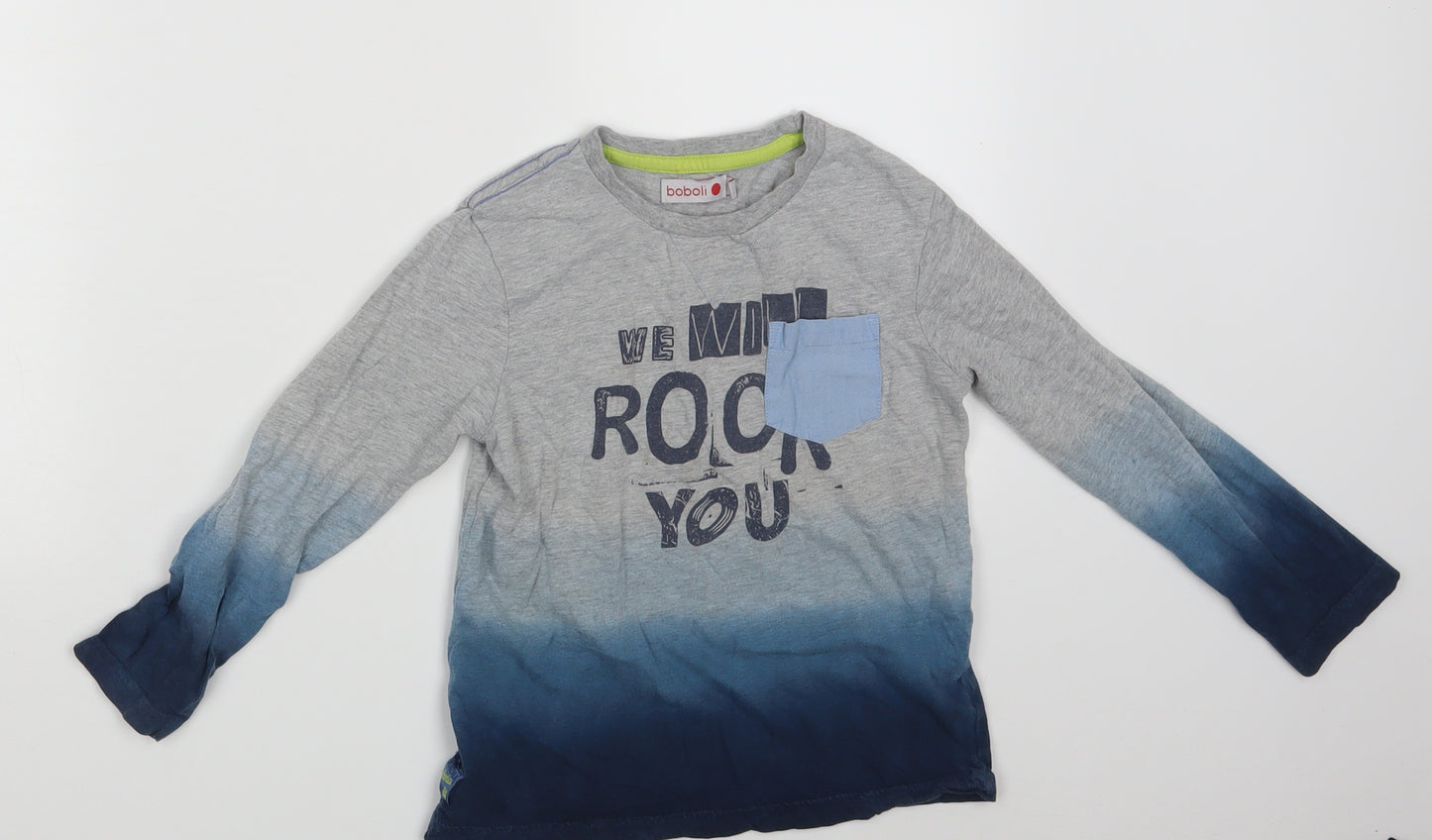 Boboli Boys Multicoloured Colourblock  Basic T-Shirt Size 6 Years