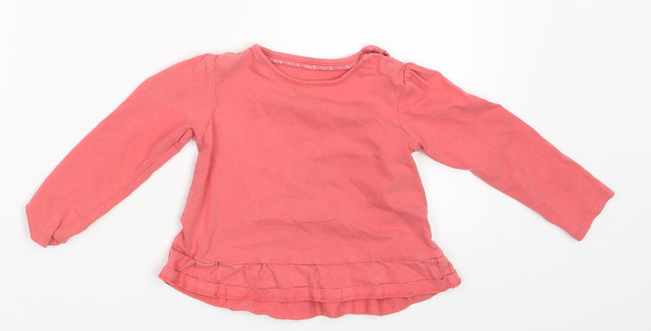 TU Girls Pink Basic T-Shirt Size 12-18 Months