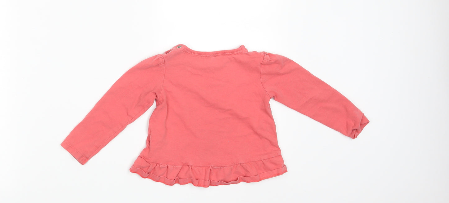 TU Girls Pink   Basic T-Shirt Size 12-18 Months