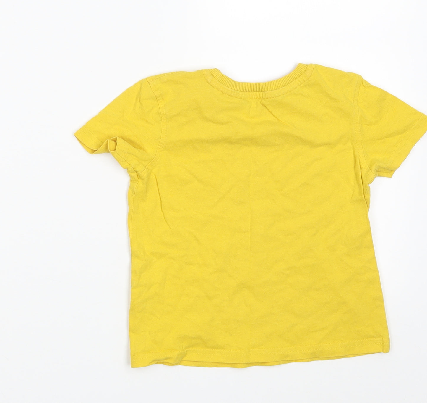 George Boys Yellow   Basic T-Shirt Size 24 Months