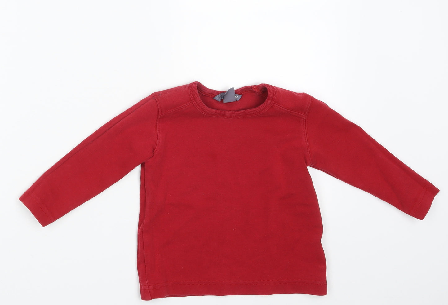 H&M Girls Red   Pullover Jumper Size 12-18 Months