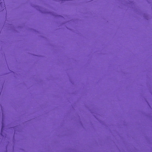 Disney Girls Purple   Basic T-Shirt Size 24 Months