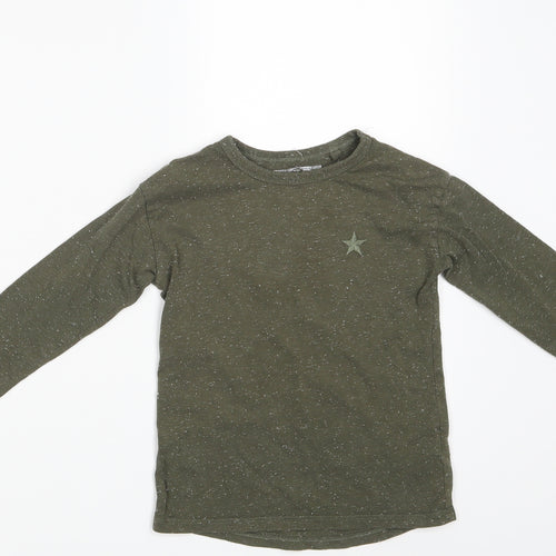NEXT Girls Green Spotted  Basic T-Shirt Size 2-3 Years