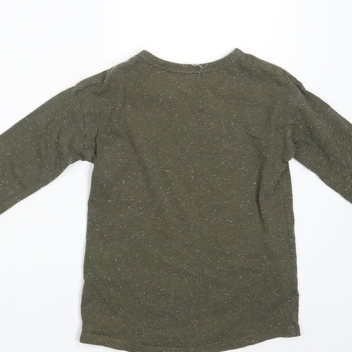 NEXT Girls Green Spotted  Basic T-Shirt Size 2-3 Years
