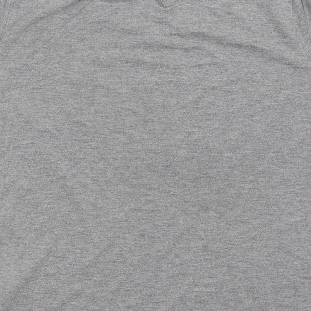 Topshop Womens Grey   Basic T-Shirt Size 10