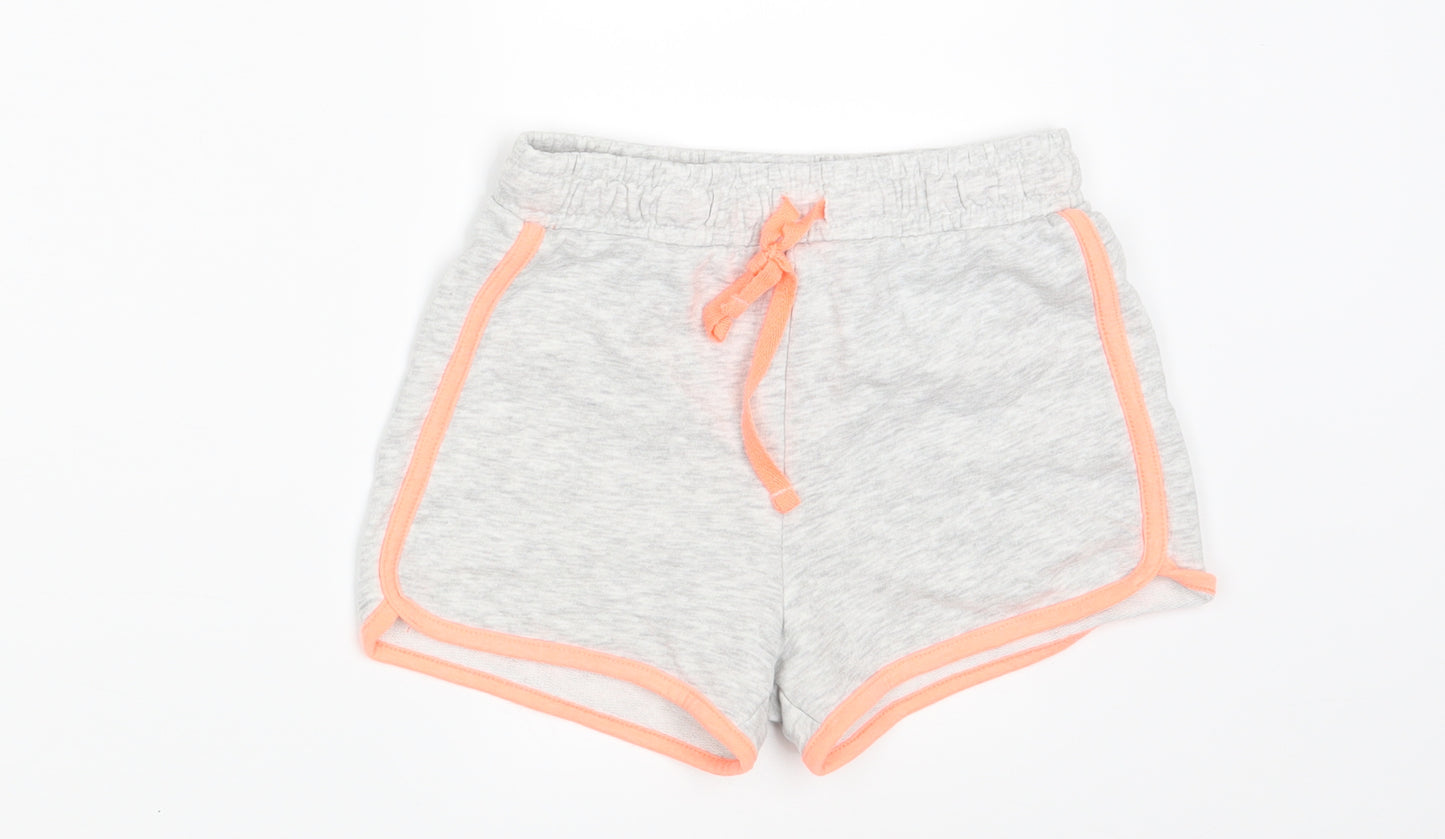 George Girls Grey   Sweat Shorts Size 7-8 Years