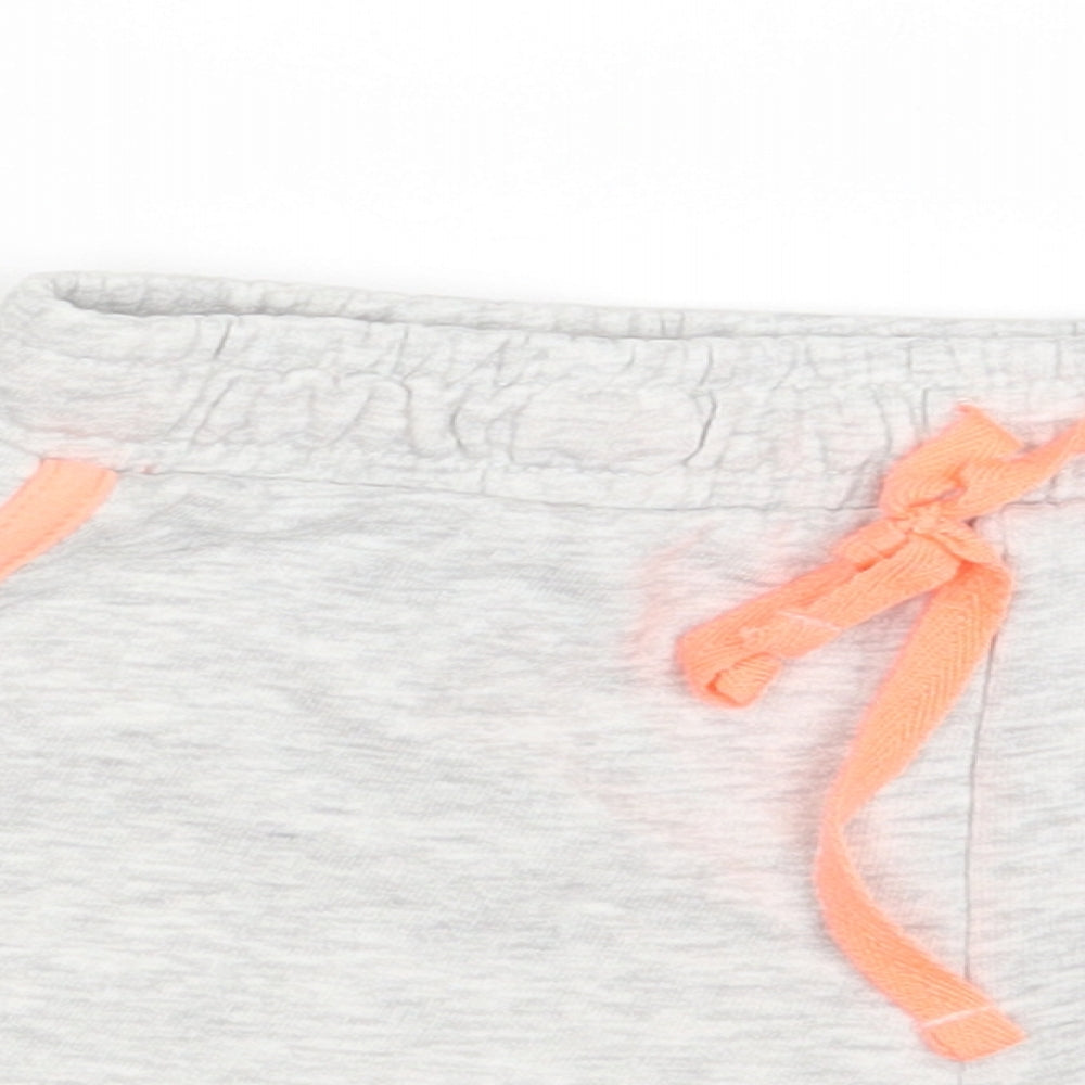 George Girls Grey   Sweat Shorts Size 7-8 Years