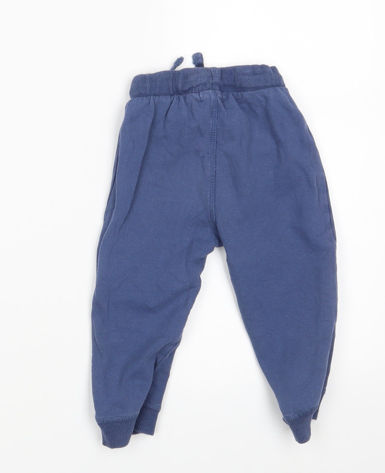 Urban Adventure Boys Blue   Jogger Trousers Size 12-18 Months  - Waist 16in; Inside  leg 10in