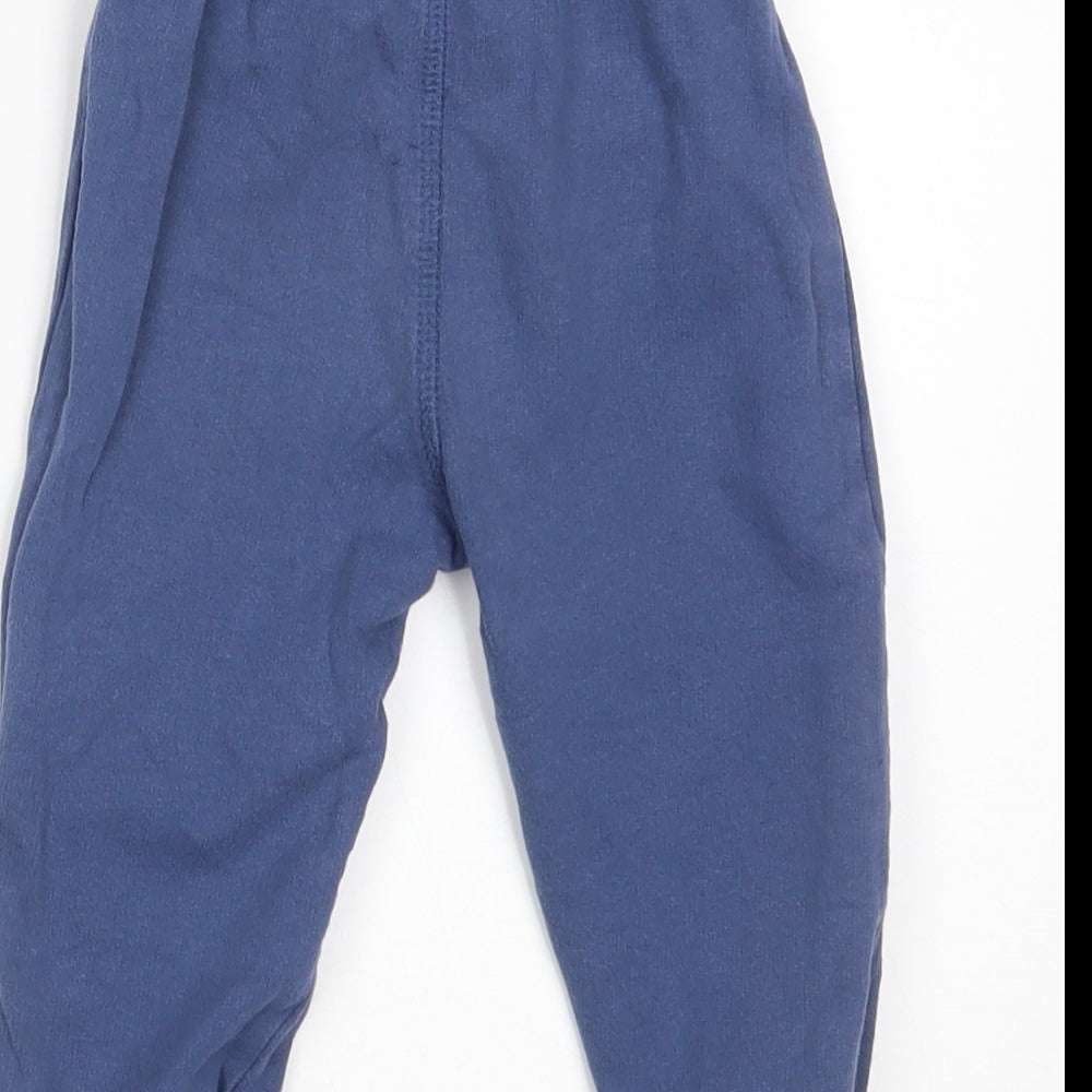 Urban Adventure Boys Blue   Jogger Trousers Size 12-18 Months  - Waist 16in; Inside  leg 10in