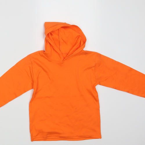 Preworn Girls Orange   Pullover Hoodie One Size