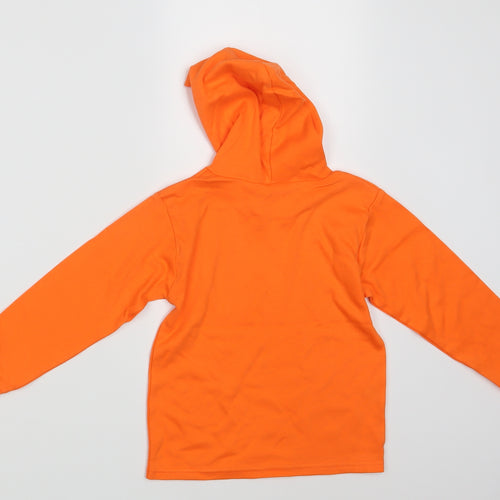 Preworn Girls Orange   Pullover Hoodie One Size
