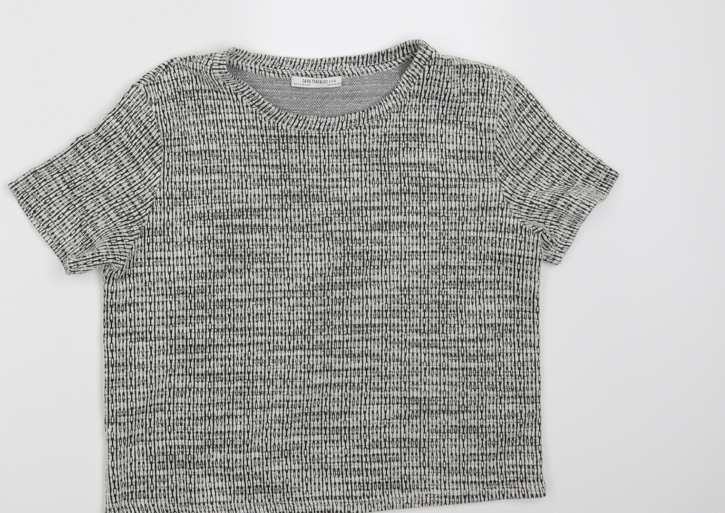 Zara Womens Grey   Basic T-Shirt Size S