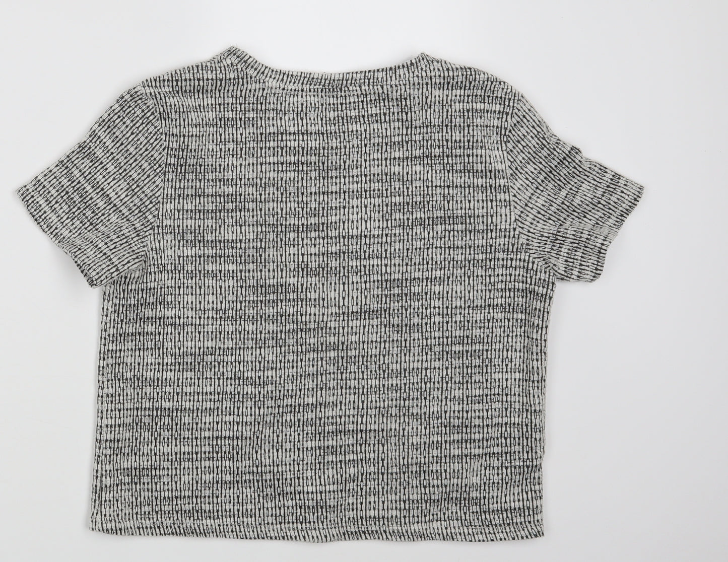 Zara Womens Grey   Basic T-Shirt Size S