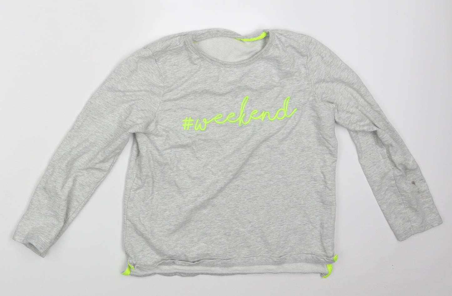 NEXT Girls Grey   Pullover Jumper Size 11 Years