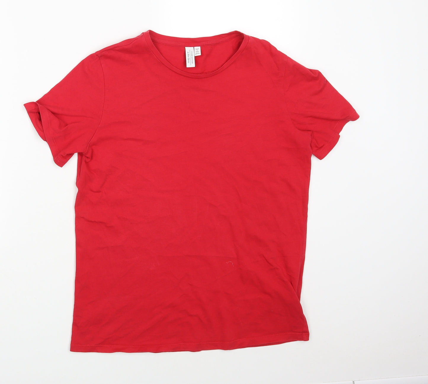 Stockholm Atelier Womens Red   Basic T-Shirt Size 8