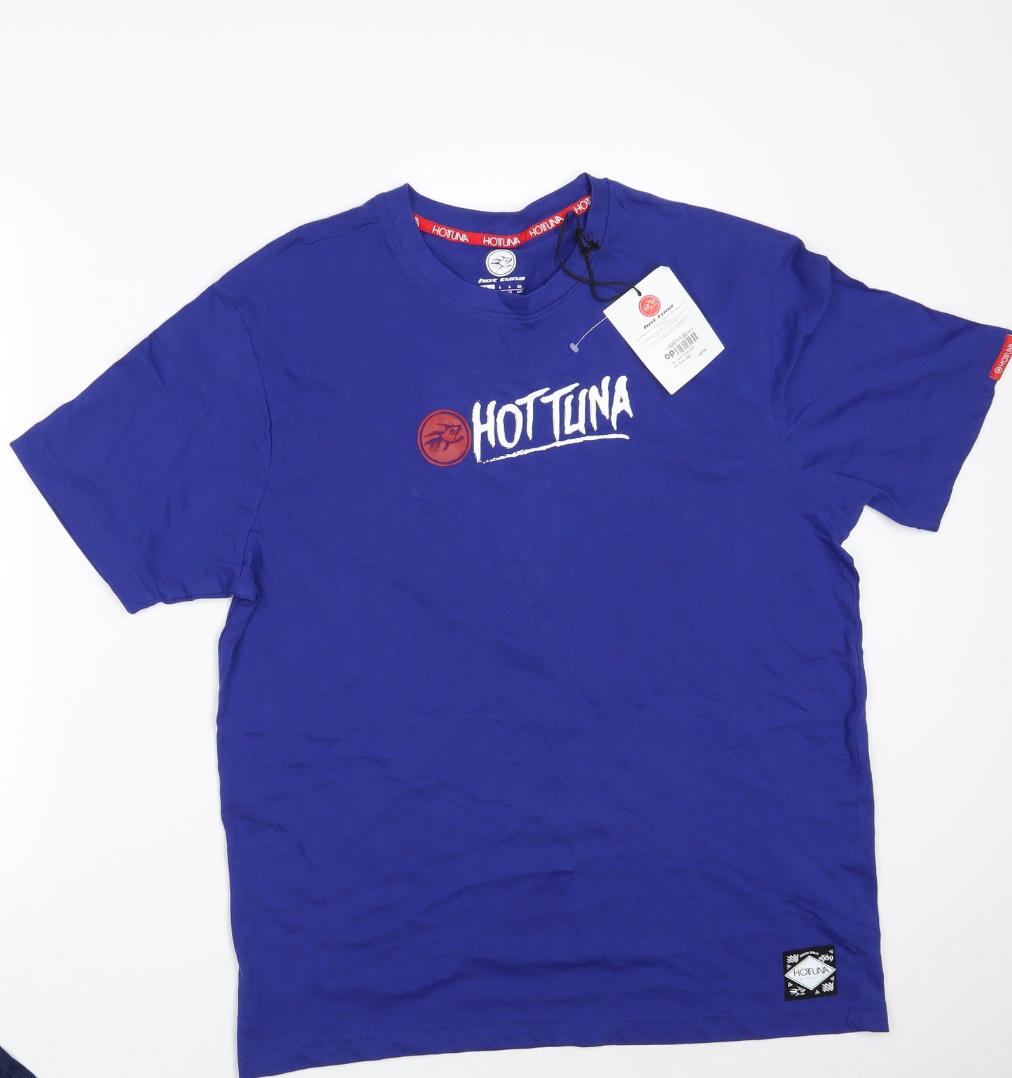 Hot Tuna Mens Blue    T-Shirt Size L