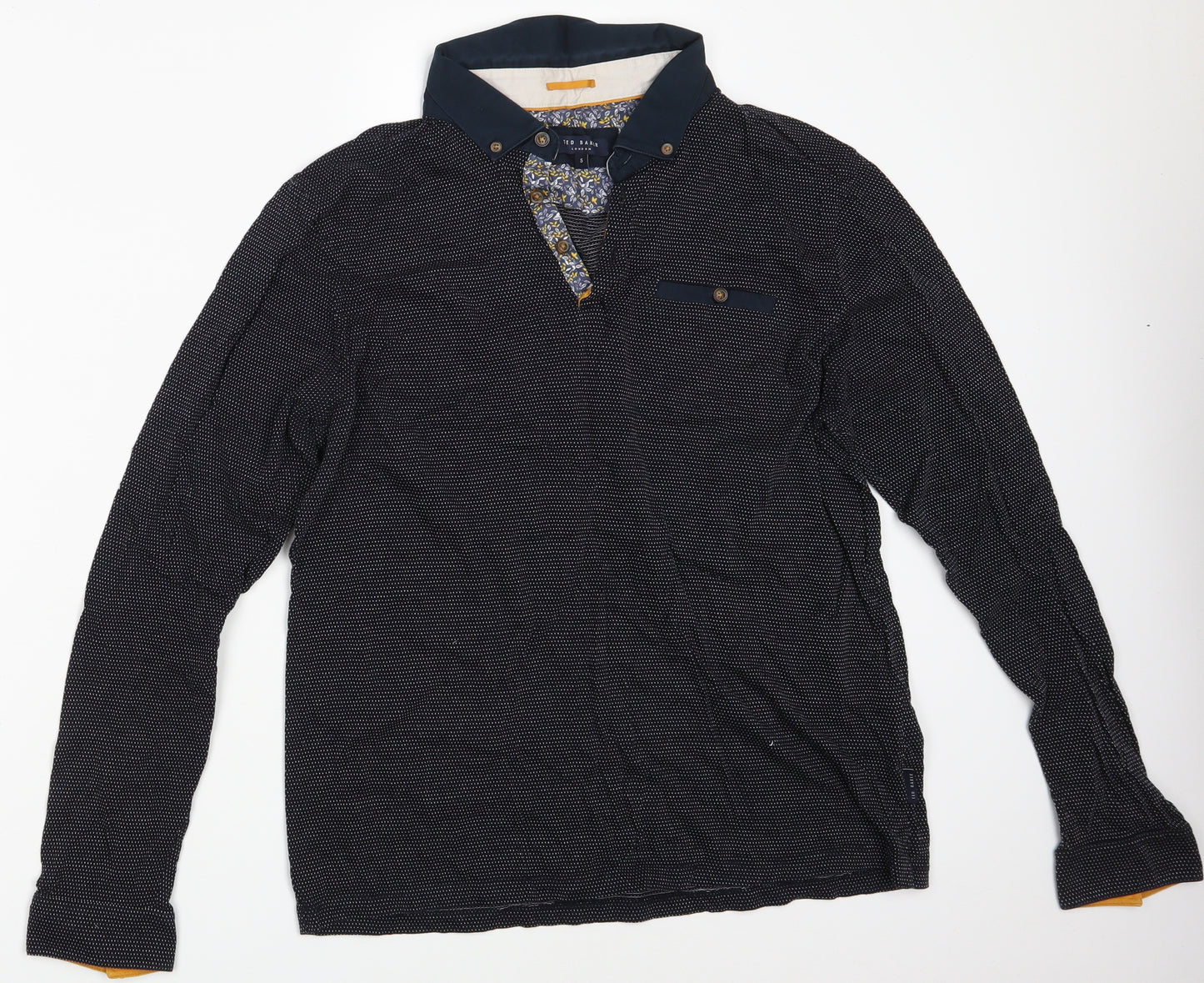 Ted Baker Mens Black Polka Dot   Polo One Size  - US SIze 5
