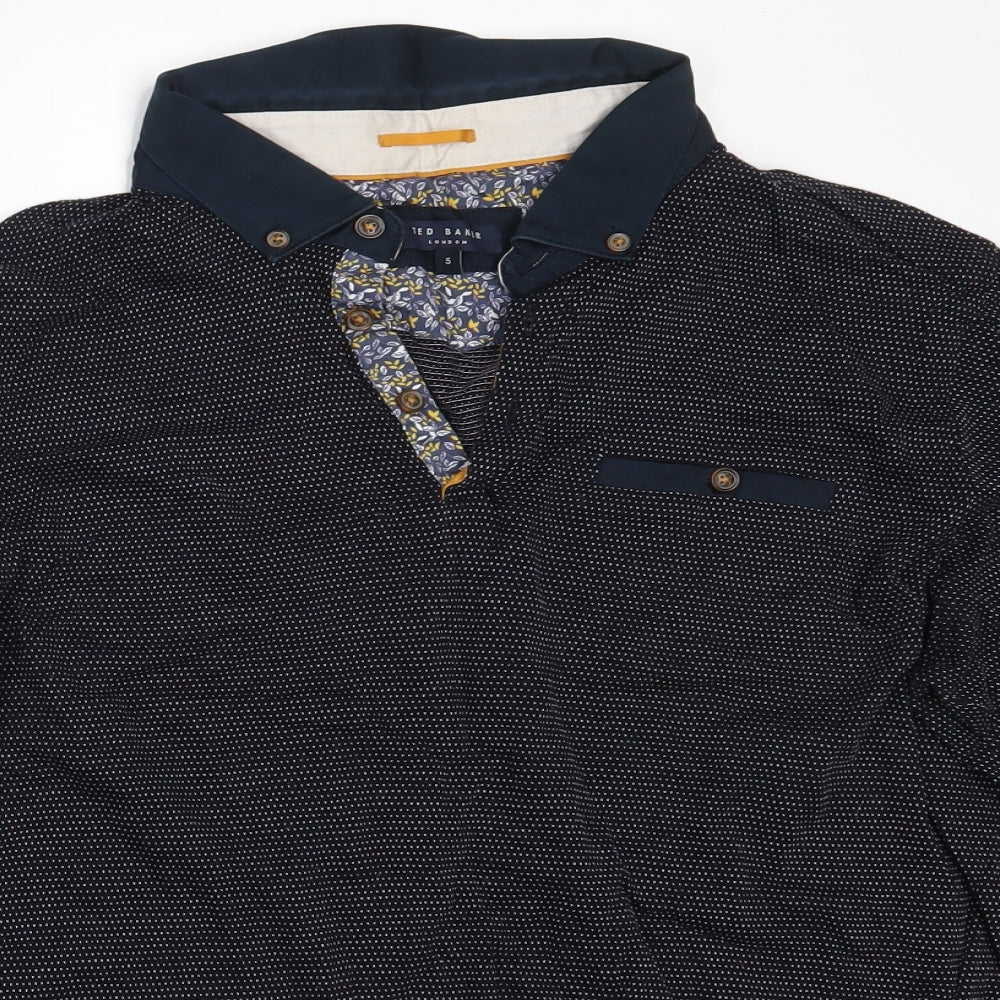 Ted Baker Mens Black Polka Dot   Polo One Size  - US SIze 5