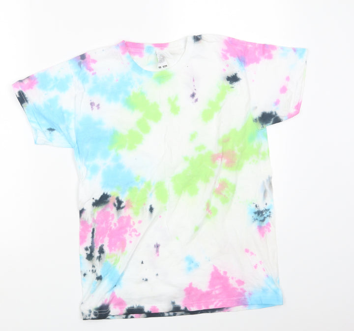 Fruit of the Loom Girls Multicoloured Colourblock  Basic T-Shirt Size 12-13 Years
