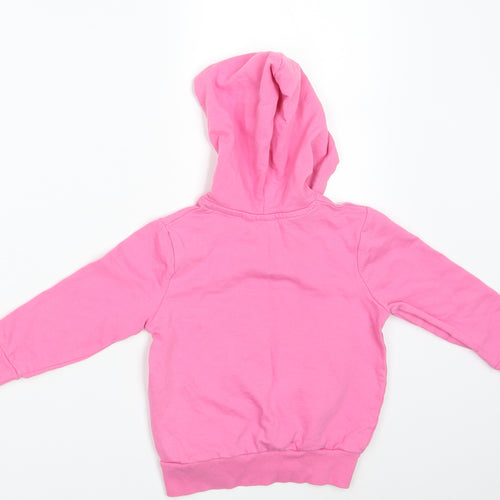 Minnie Mouse Girls Pink   Pullover Hoodie One Size