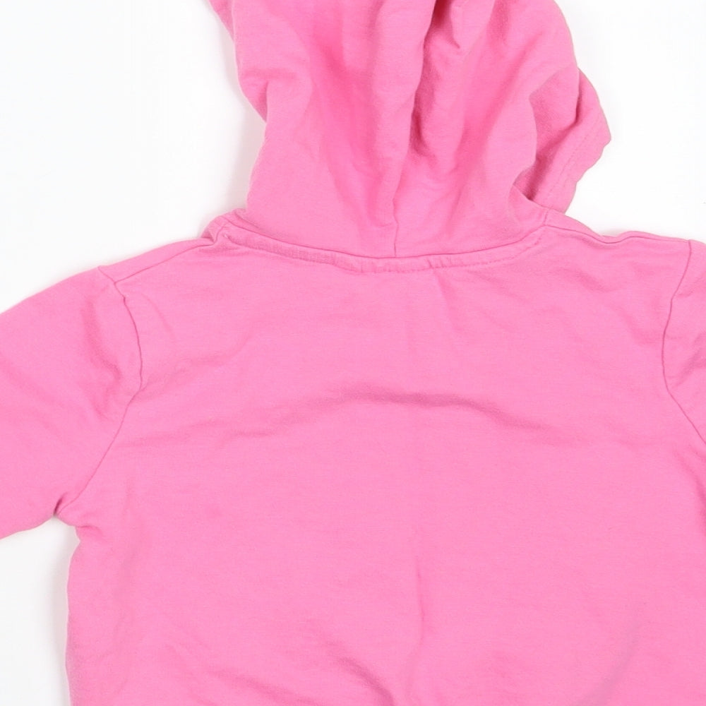 Minnie Mouse Girls Pink   Pullover Hoodie One Size