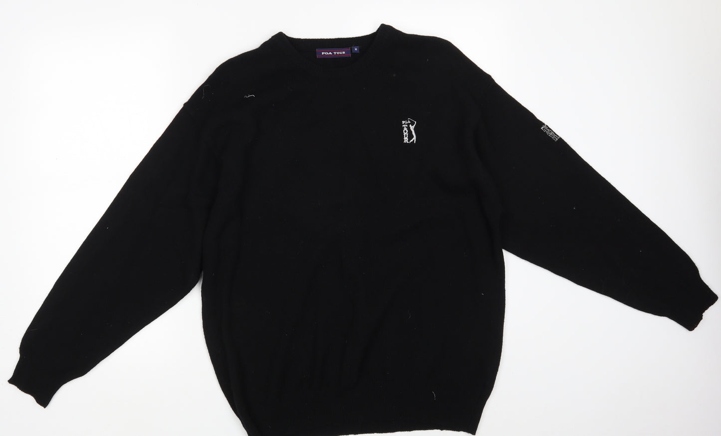 PGA TOUR Mens Black   Pullover Jumper Size M