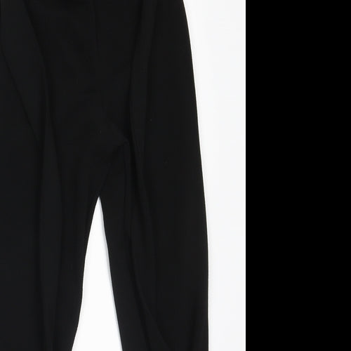 PRETTYLITTLETHING Womens Black   Trousers  Size 8 L27 in