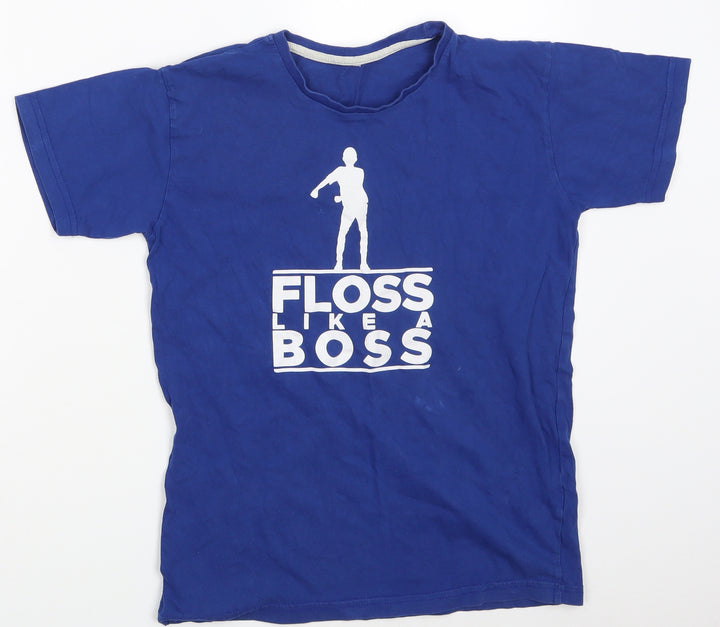 Preworn Boys Blue Basic T-Shirt One Size - Floss like a boss